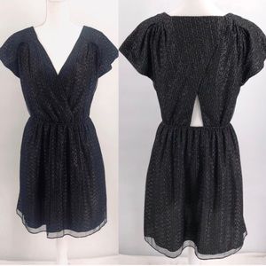 ‼️SOLD‼️BCBGeneration Black Silver Cocktail Dress